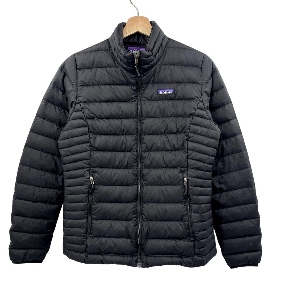 Patagonia black Quilted Puffer Jacket Down Sweater - Picture 2 of 6